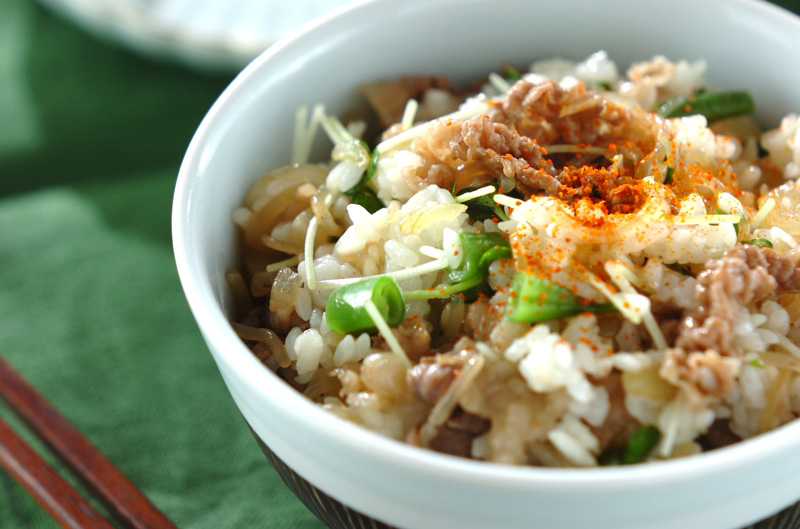 味付け牛肉の混ぜご飯 レシピ 作り方 E レシピ 料理のプロが作る簡単レシピ