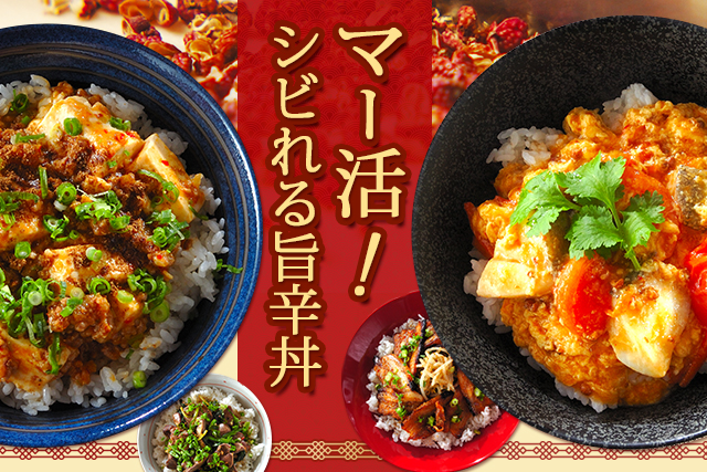 マー活!シビれる旨辛丼