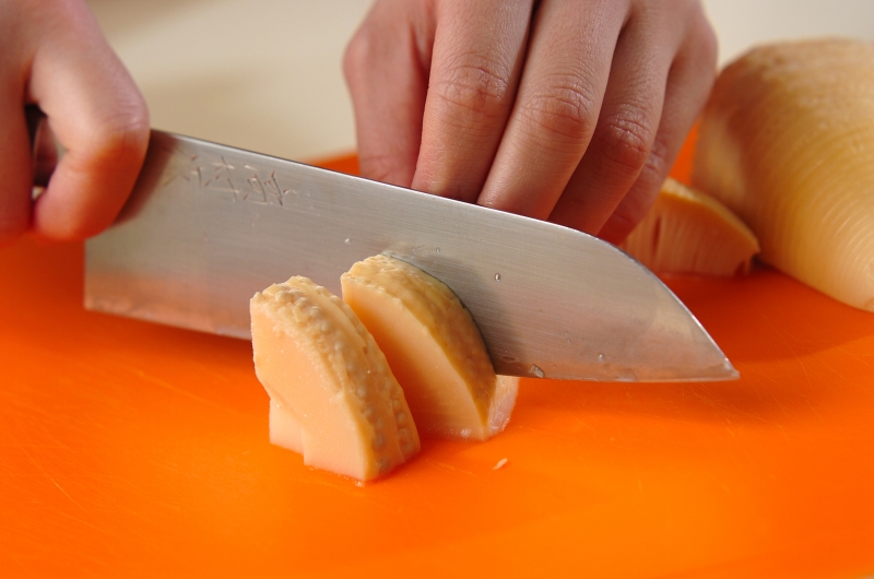 タケノコの土佐煮の下準備1