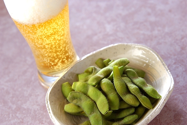 枝豆・ビール