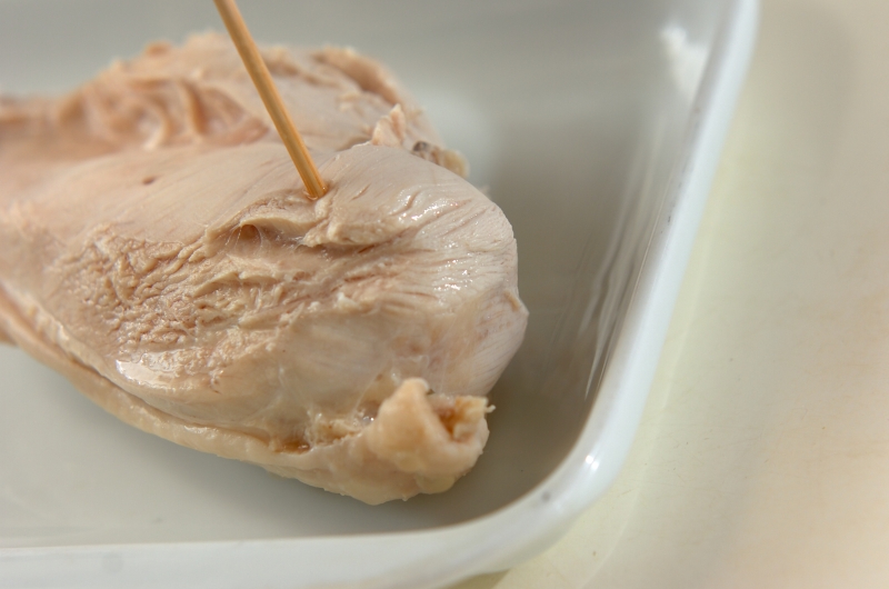 たっぷりネギダレゆで鶏の作り方2