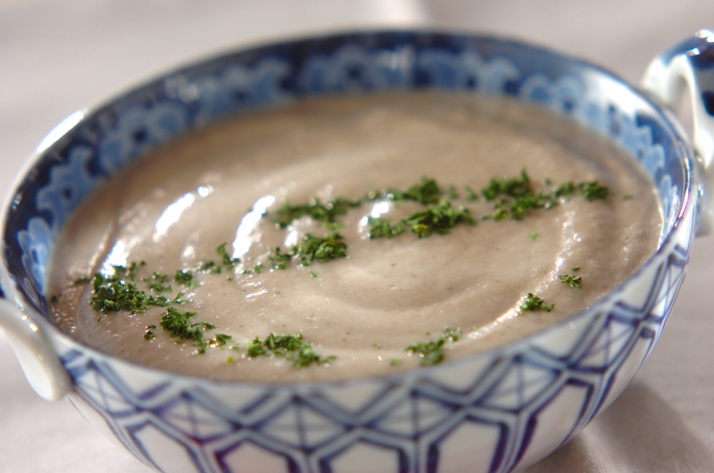 キノコのポタージュスープ レシピ・作り方 | 【E・レシピ】料理のプロが作る簡単レシピ