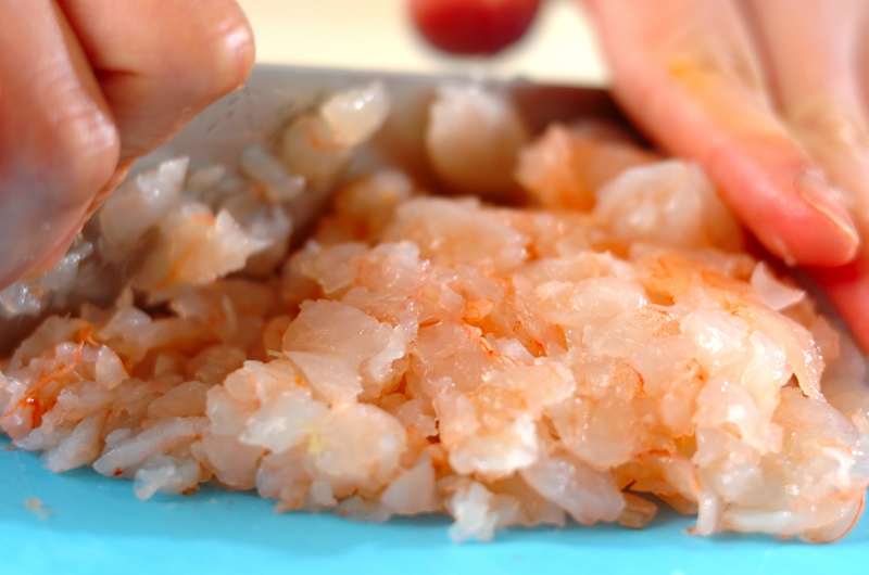 エビのすり身サンド揚げの作り方の手順1