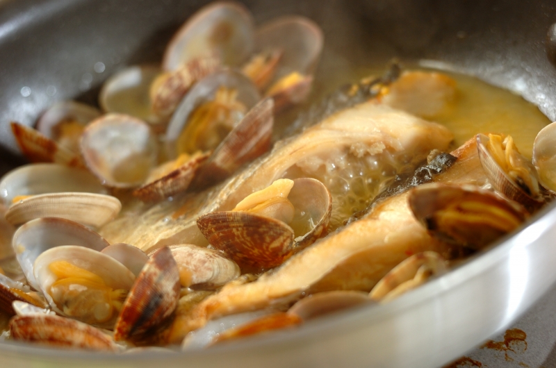 魚介のワイン蒸しの作り方の手順6