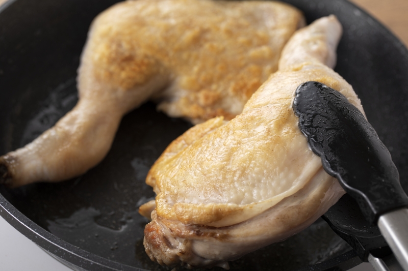 ホワイトソースのローストチキンの作り方3