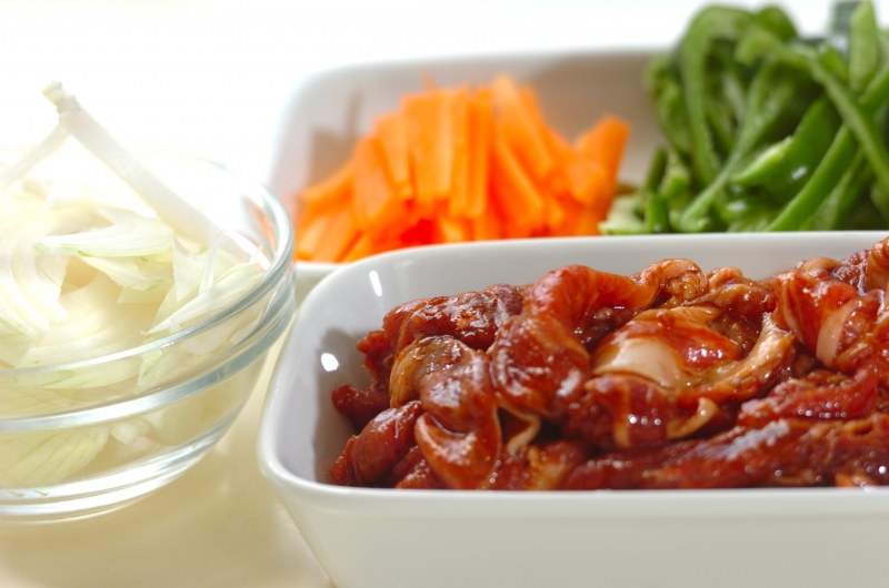豚肉の甜麺醤炒めの作り方の手順1