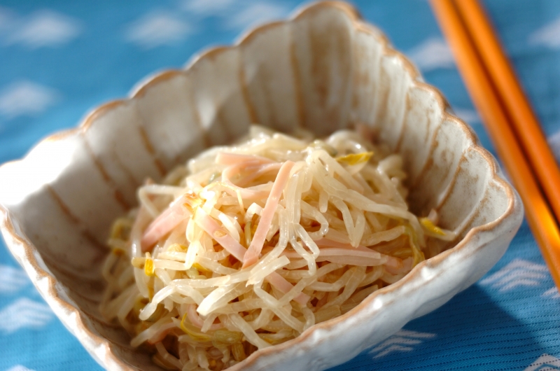 モヤシとハムのサラダ 副菜 レシピ 作り方 E レシピ 料理のプロが作る簡単レシピ