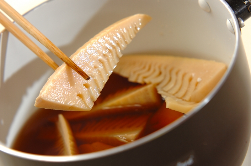 たけのこの若竹煮 わかめと相性抜群！の作り方1