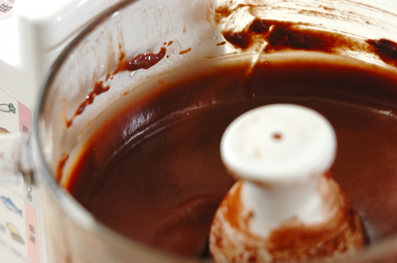 お豆腐クリームのバナナチョコレートケーキの作り方5