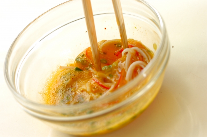 ふわふわ卵のにゅうめんの作り方2