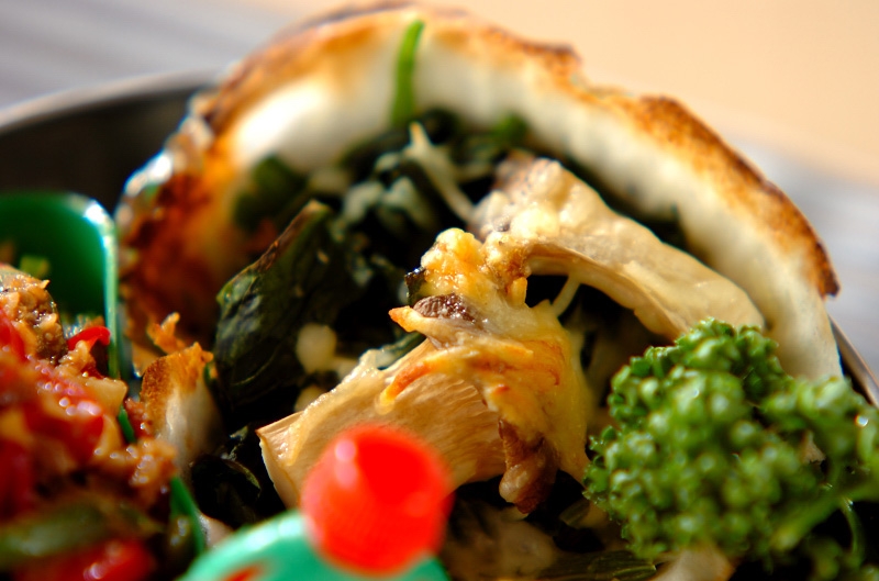 春巻きの皮カップチーズ焼き