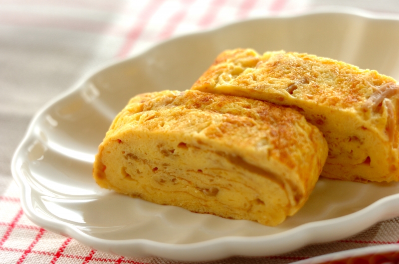 ナメタケの卵焼き 副菜 レシピ 作り方 E レシピ 料理のプロが作る簡単レシピ