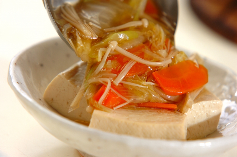 豆腐のたっぷり野菜あんかけの作り方の手順9