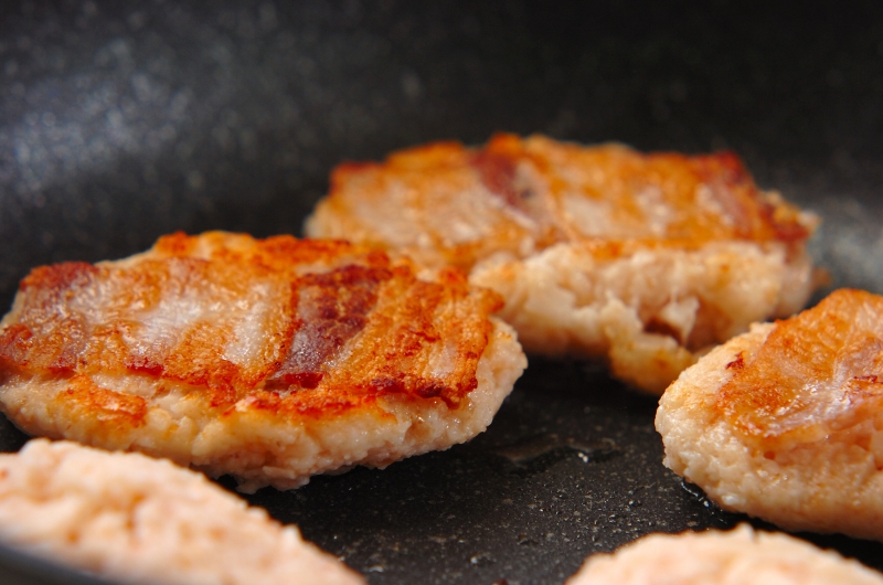 レンコンのお焼きの作り方の手順4