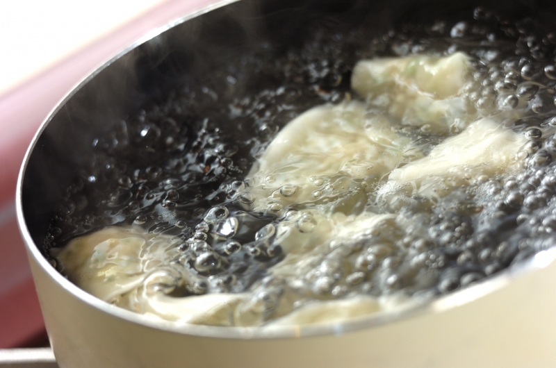 ゆで餃子の作り方の手順5