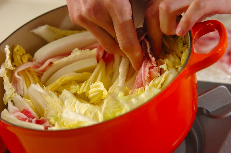 カマンベール鍋の作り方2