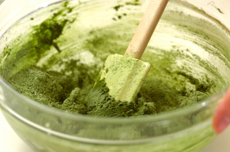 抹茶のポルボローネの作り方2