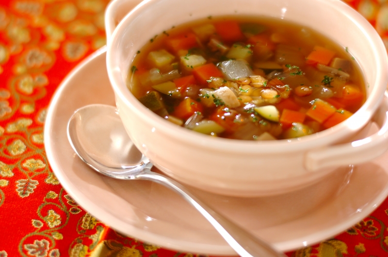 レンズ豆のスープ