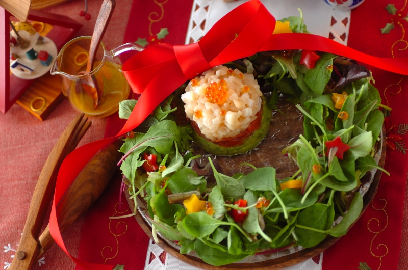 魚介のタルタル クリスマスリース 副菜 レシピ 作り方 E レシピ 料理のプロが作る簡単レシピ