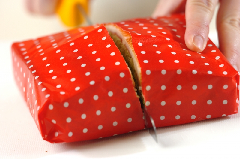 チーズとベーコンのキャベツたっぷりサンドイッチの作り方の手順8