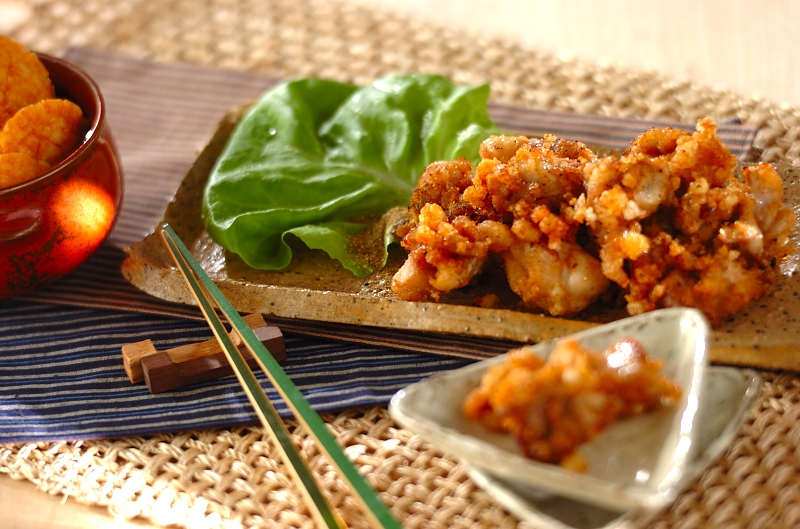ユズ山椒のおせんべい唐揚げ レシピ 作り方 E レシピ 料理のプロが作る簡単レシピ