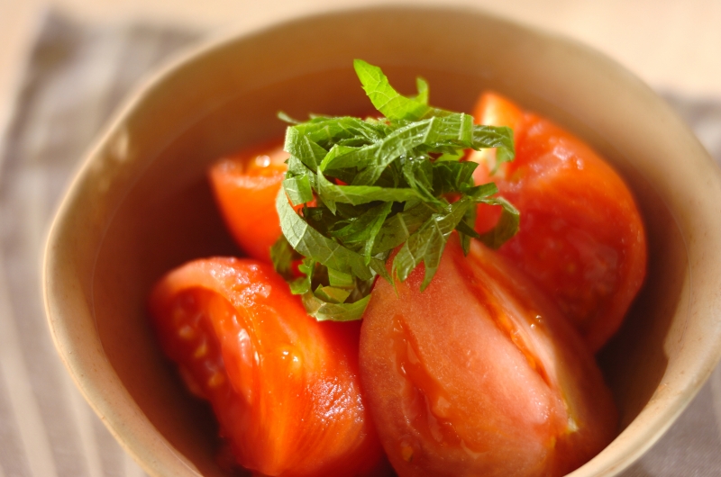 トマトのだし浸し 副菜 レシピ 作り方 E レシピ 料理のプロが作る簡単レシピ