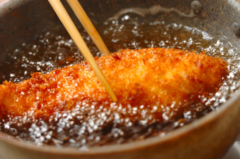 鶏むね肉のハムチーズサンドカツの作り方3