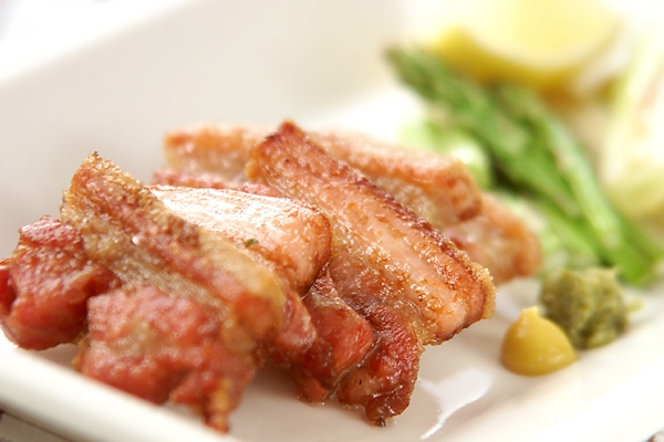 豚バラ肉の塩焼き の献立 レシピ E レシピ 料理のプロが作る簡単レシピ 02 01 31公開の献立です