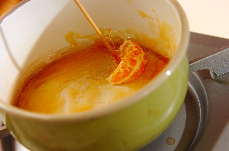 材料3つで！カリっとみかん飴 by 増田 知子さんの作り方3