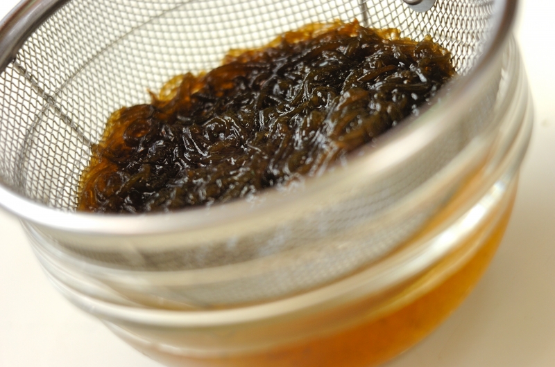 もずくと豆腐のスープの作り方の手順1
