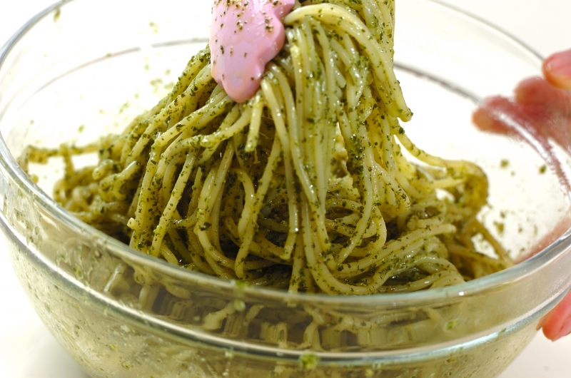 絶品！ジェノベーゼパスタ 生ハムと大葉で手軽に by伊藤 けいこさんの作り方5