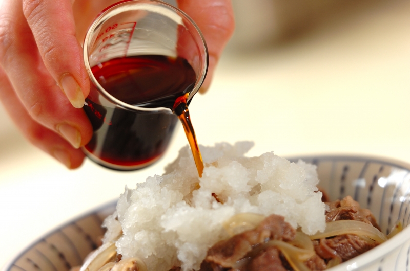 おろし牛丼の作り方の手順4