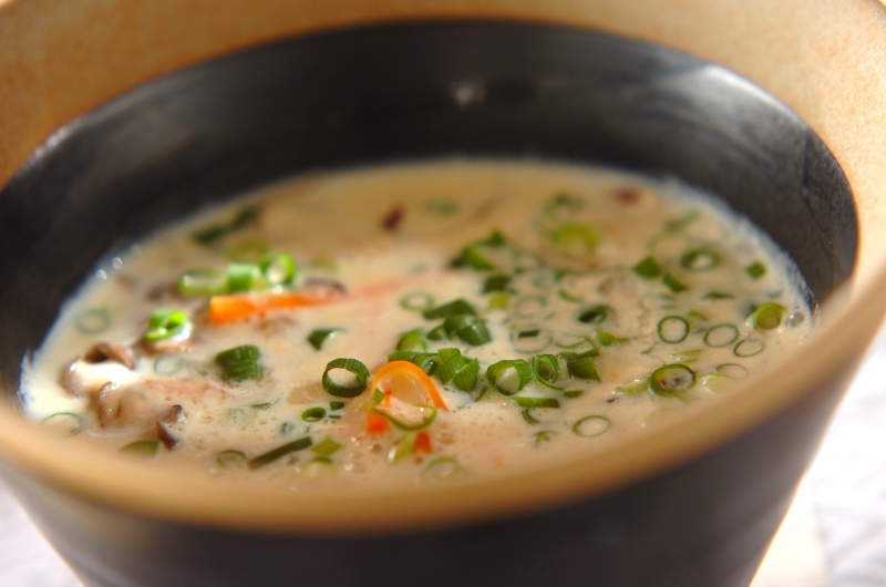 中華風豆乳スープ