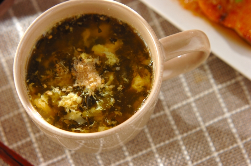 高菜の漬け物スープ