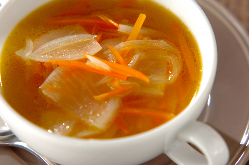 クミン風味の野菜スープ