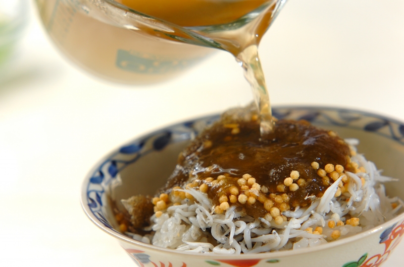 釜揚げシラスのだし茶漬けの作り方2