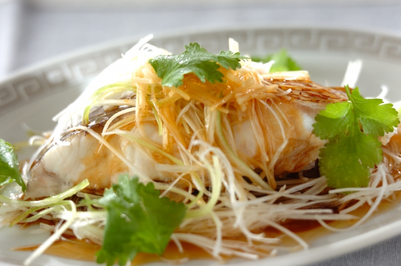 レンジで鯛の中華蒸し レシピ 作り方 E レシピ 料理のプロが作る簡単レシピ