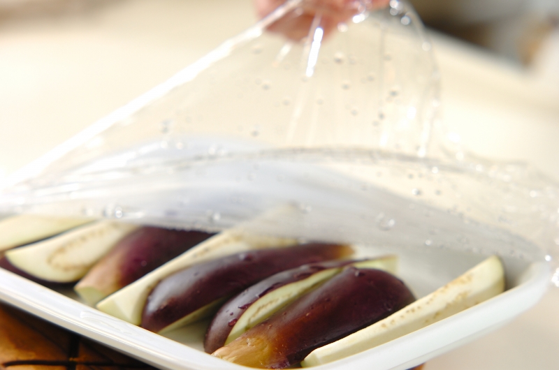 ナスと枝豆の中華風サラダの作り方の手順2