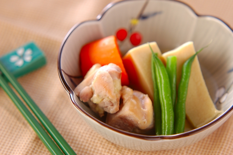 高野豆腐と鶏肉の含め煮