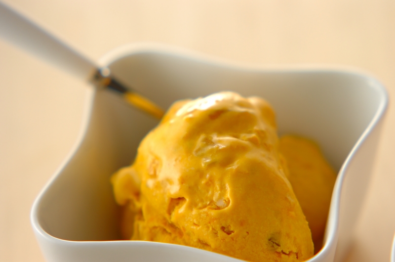 カボチャアイスクリーム レシピ 作り方 E レシピ 料理のプロが作る簡単レシピ