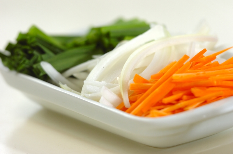素麺のチャプチェ風の作り方の手順2