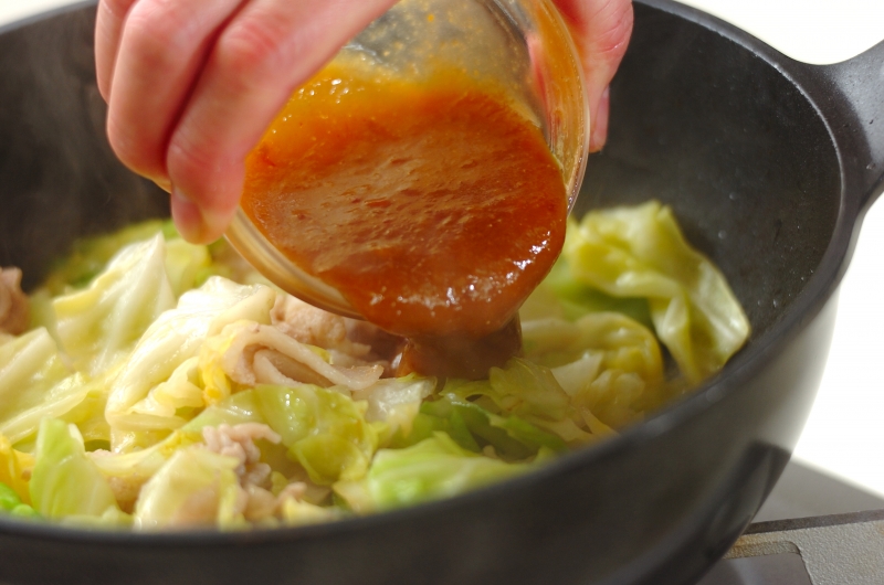 春キャベツのやみつき 豚のみそ炒め by保田 美幸さんの作り方1