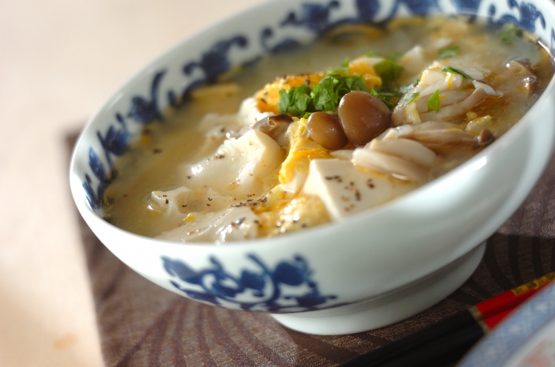 豆腐と卵のスープ