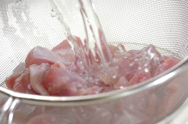 鶏肉と白菜のユズコショウスープの作り方の手順3