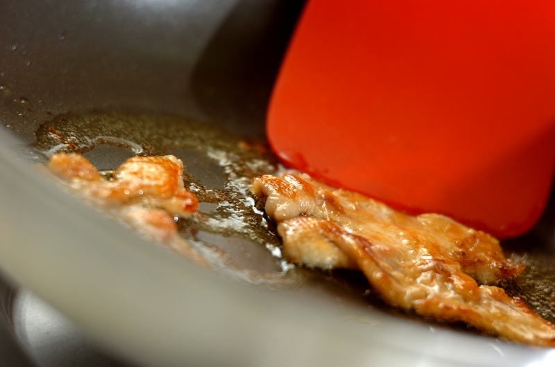 砂肝とピーマンの鶏油炒めの作り方の手順5