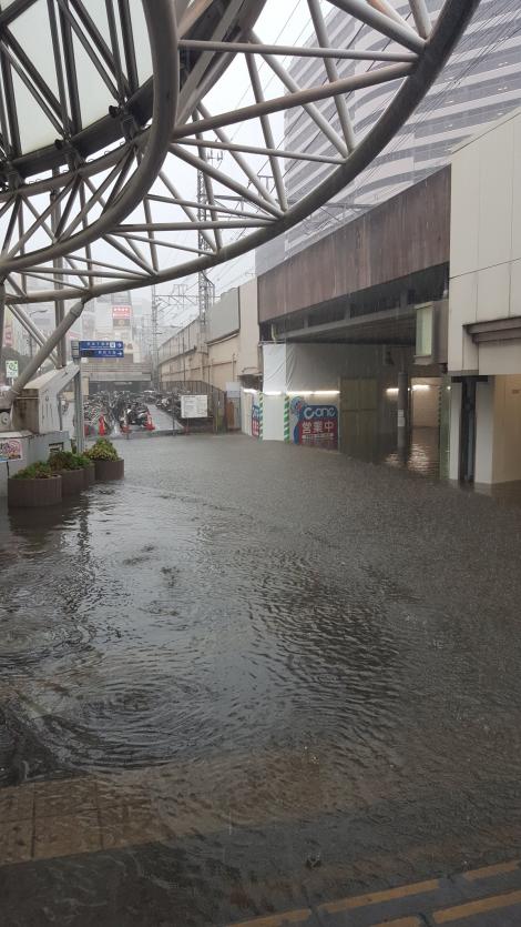 まとめよう 画像 千葉駅と蘇我駅 豪雨で冠水 16年9月13日 フレンズちゃんねる