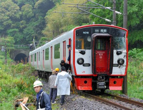 ニュース 画像 日豊線 日豊本線 倒木と衝突で遅延 高校生けが まとめ フレンズちゃんねる